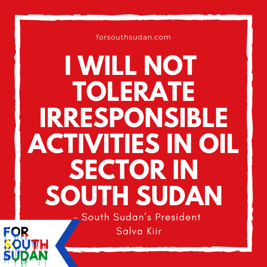 “Zero tolerance of pollution” – South Sudan’s president issues stern warning to oil companies