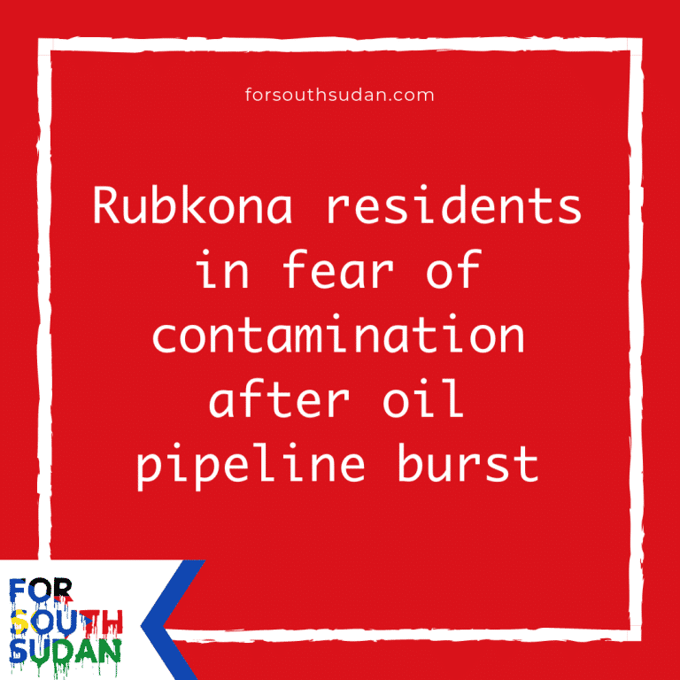 Rubkona residents in fear of contamination after oil pipeline burst