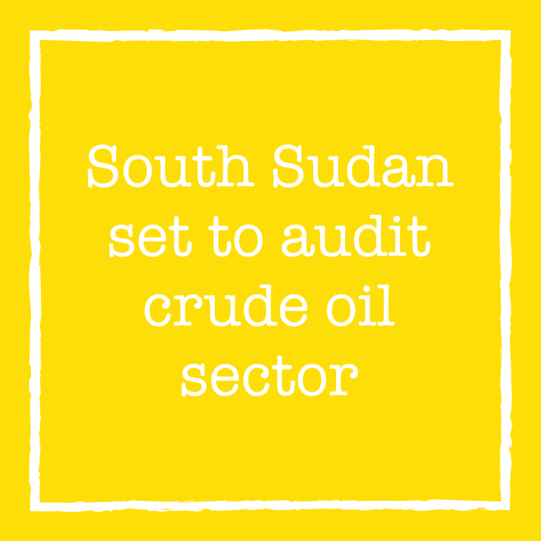 South Sudanese official: audit to force oil companies to account for mess